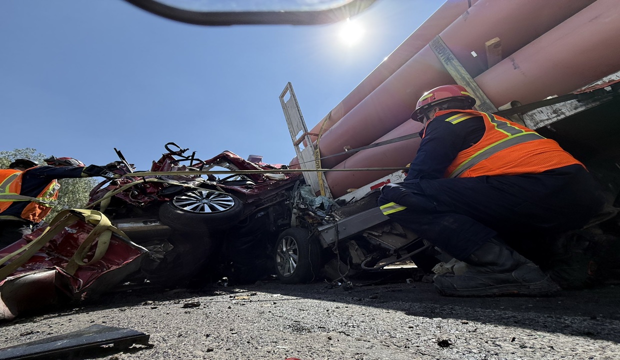 FOTOS Y VIDEO: Carambola por accidente en la autopista México-Querétaro deja dos muertos HOY