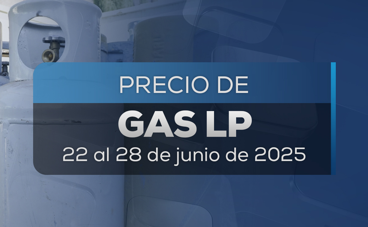Precio del gas LP en México para la semana del 22 al 28 de junio 2025