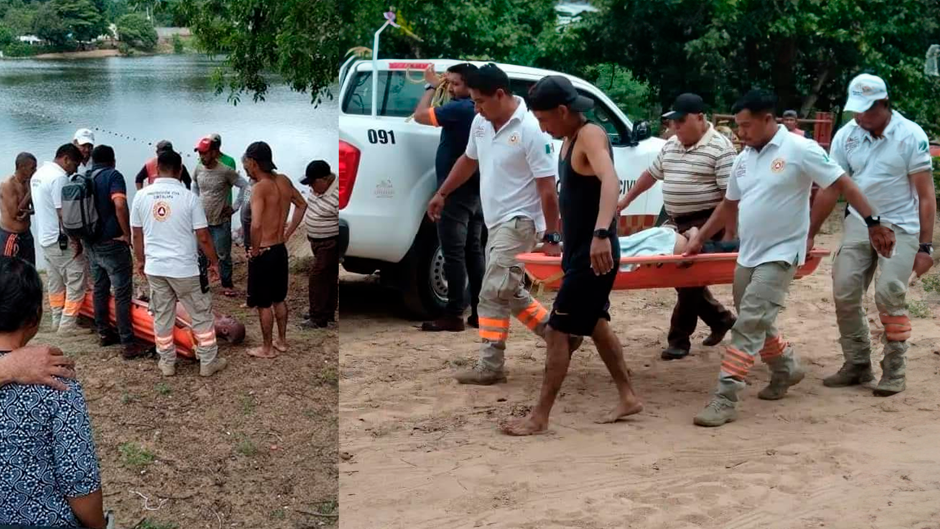 Muere hombre ahogado en presa de Cintalapa, Chiapas
