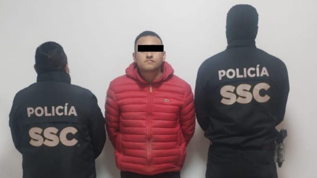 Detienen en Azcapotzalco a Simón “N” por narcomenudeo y extorsión