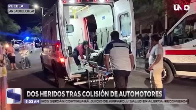 Dos heridos tras aparatoso accidente en San Gabriel Chilac