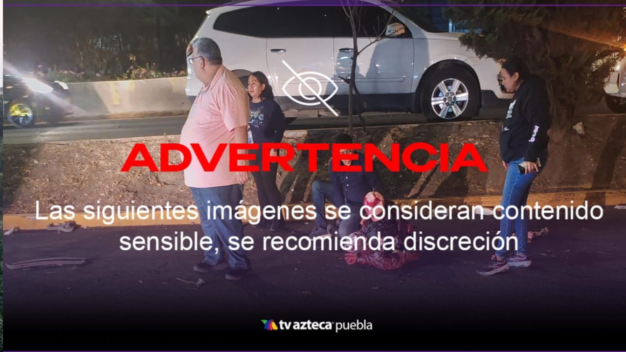 VIDEO: Fuerte accidente paralizó la Recta a Cholula hoy; hay 2 heridos