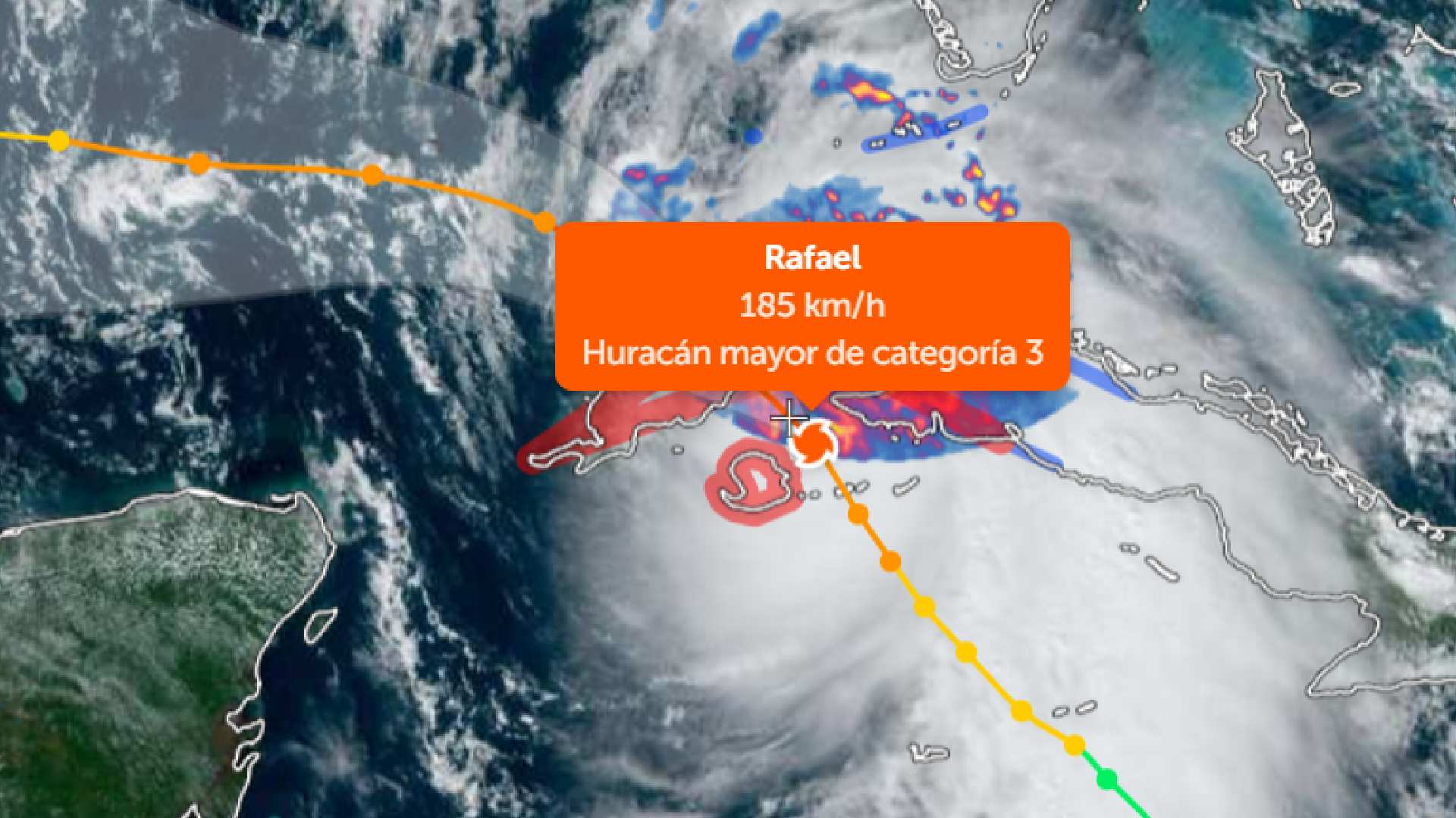 Uracan Rafael Huracán Rafael se intensifica a categoría 3 en Cuba y así afectará a ...
