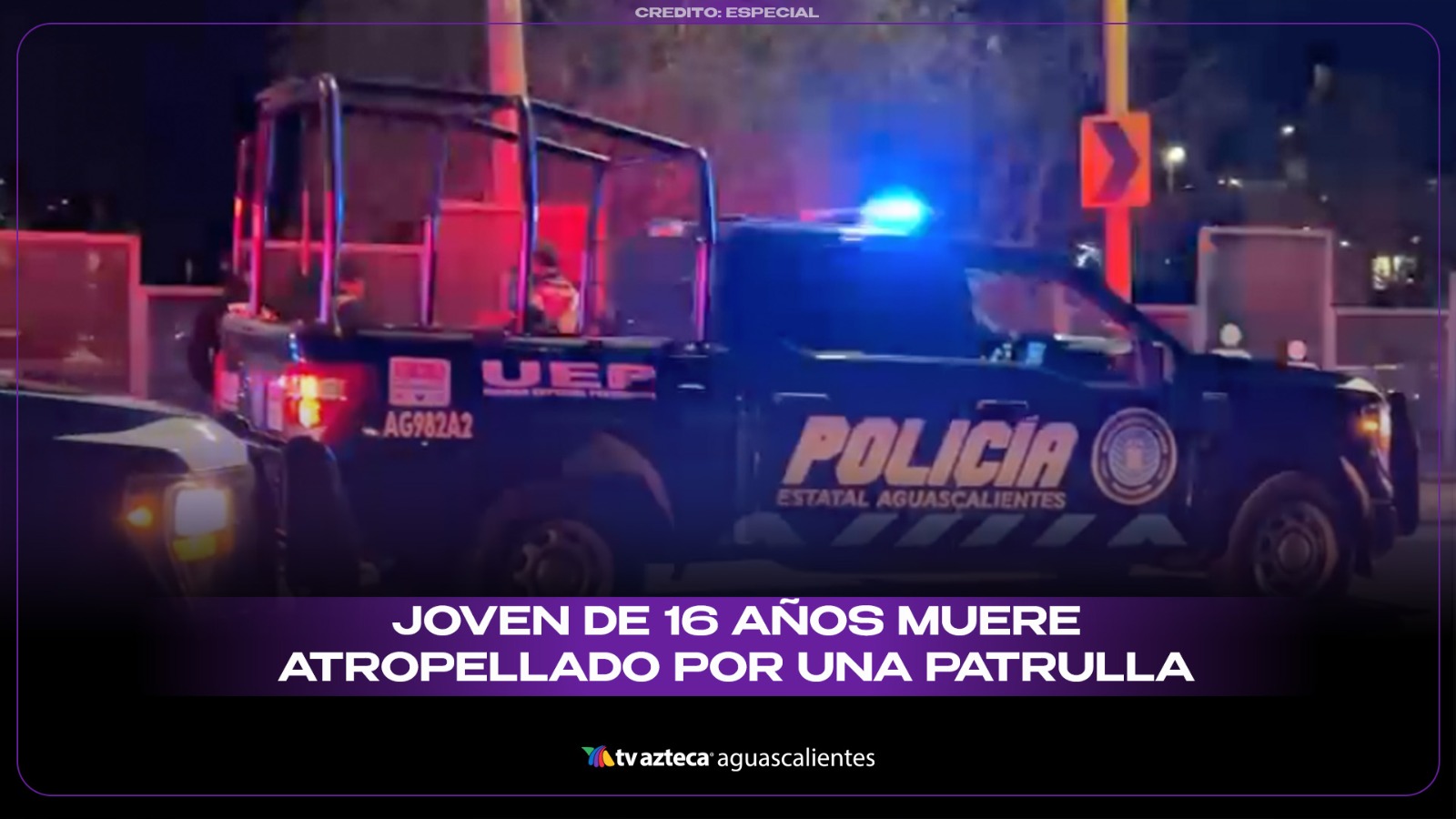 Muere menor de edad tras ser atropellado por una patrulla de la Policía ...