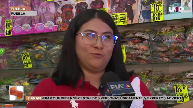 Aumenta venta de juguetes en Puebla previo al Día del Niño