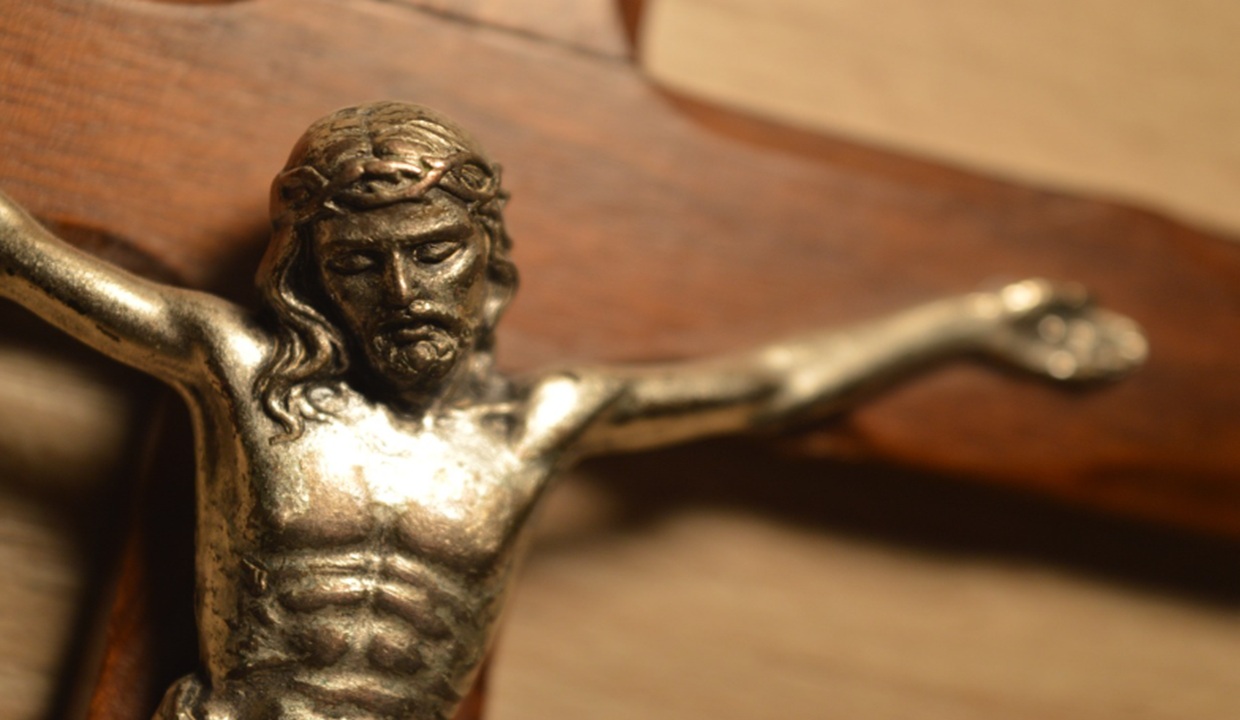 FOTO: ¿Se hizo canon el meme? Jesús 'musculoso' se vuelve viral durante representación de la Pasión de Cristo