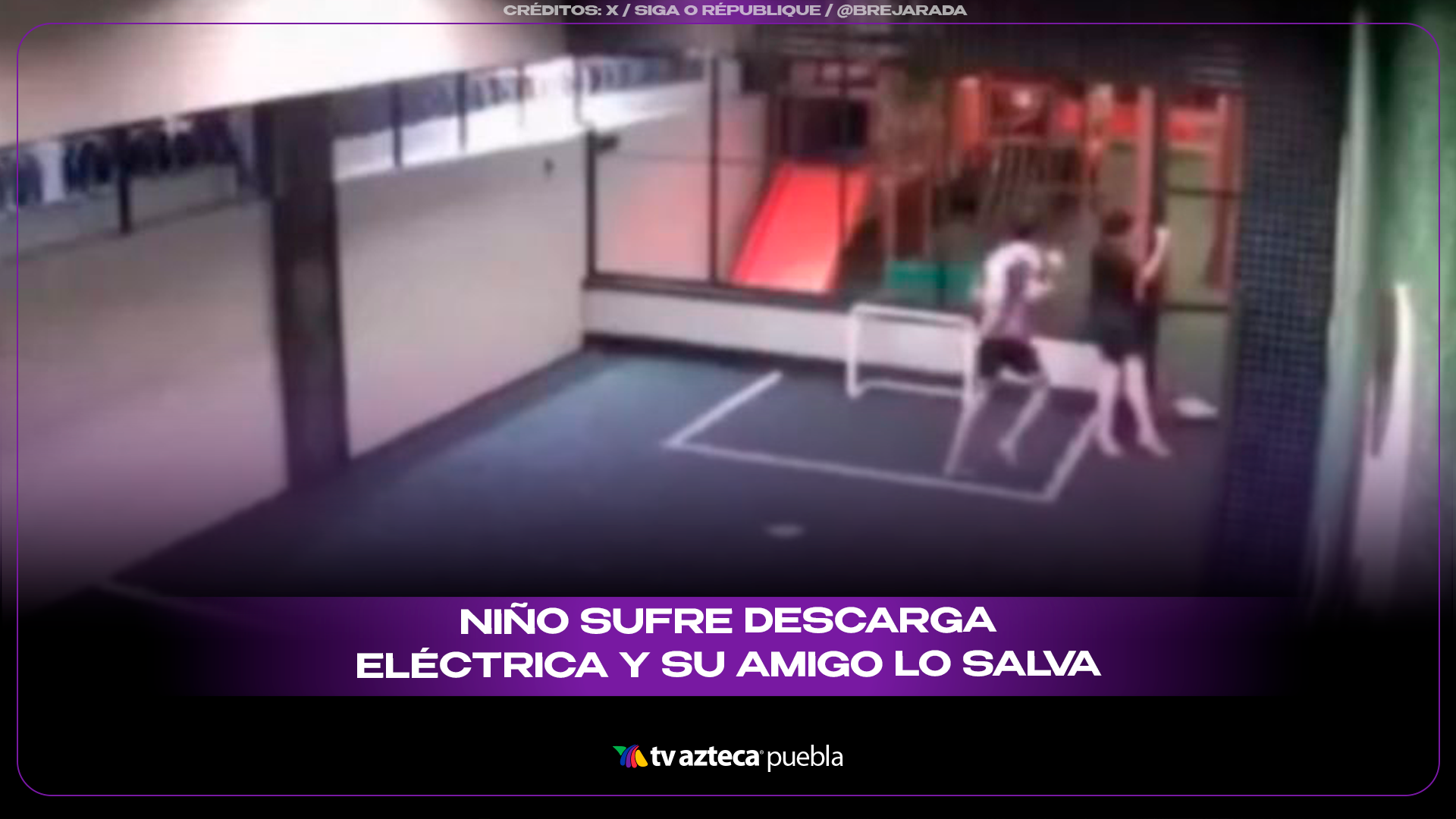 Niño salva a su amigo tras descarga eléctrica en Brasil.