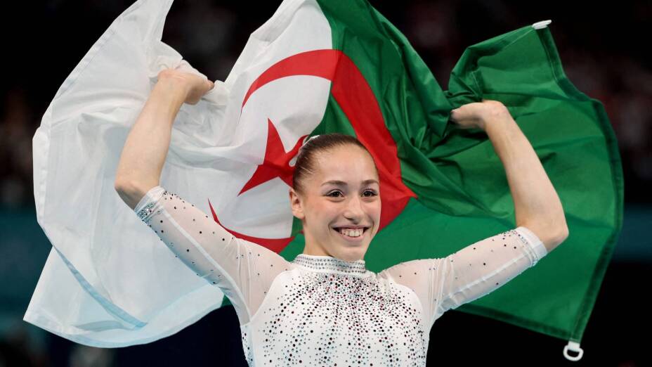 Kaylia Nemour oro gimnasia Juegos Olímpicos París 2024