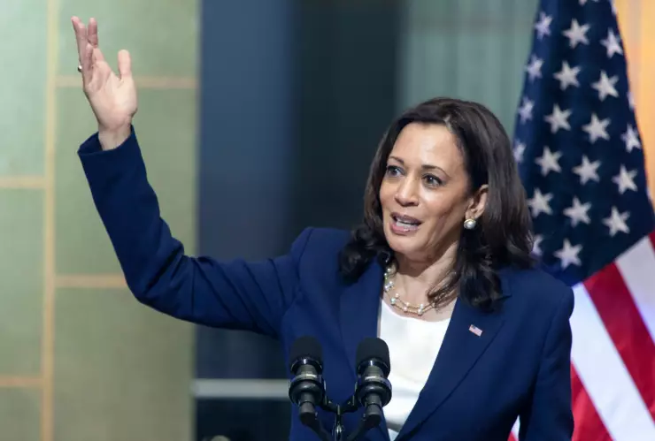 La vicepresidenta de Estados Unidos, Kamala Harris