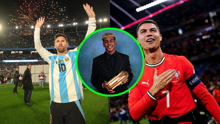Lamine Yamal entró a un ranking y lo comparte con Messi y Cristiano Ronaldo