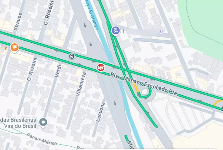 Reportan accidente sobre el bulevar Mariano Escobedo en León, 29 de abril 2025.png