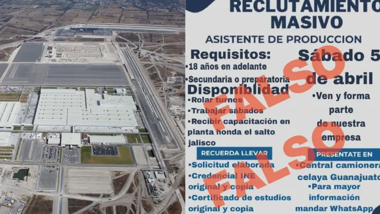 Detectan falso reclutamiento masivo para planta automotriz en Guanajuato