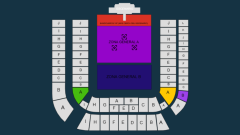 Mapa de Estadio Caliente