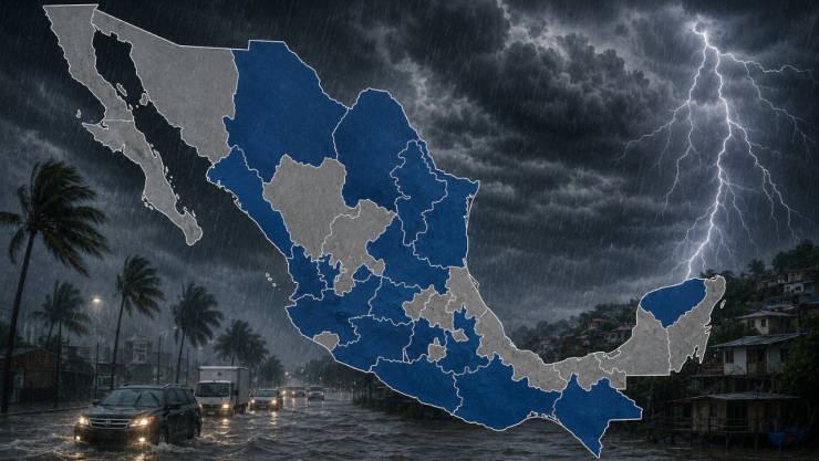 Alerta por lluvias intensas: La lista de estados de México bajo amenaza de inundaciones según el SMN