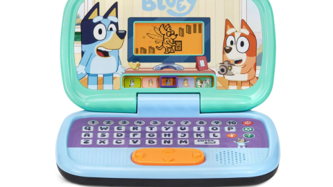 Laptop de Bluey para aprender a contar