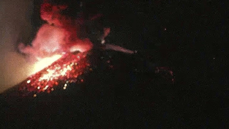 Captan aullido durante explosión del volcán Popocatépetl