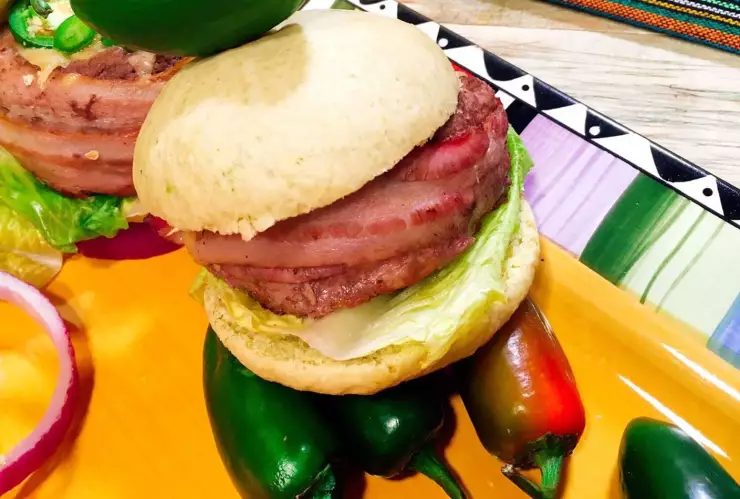 Receta Hamburguesa a la mexicana