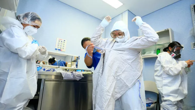 General Hospital of Leon Receives Covid-19 Patients