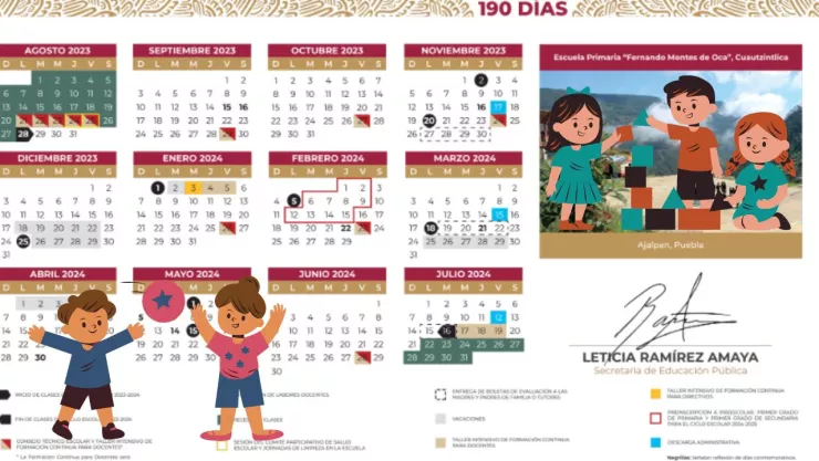 &iquest;C&oacute;mo quedar&iacute;a el nuevo calendario escolar 2024 - 2025? SEP revela adelanto