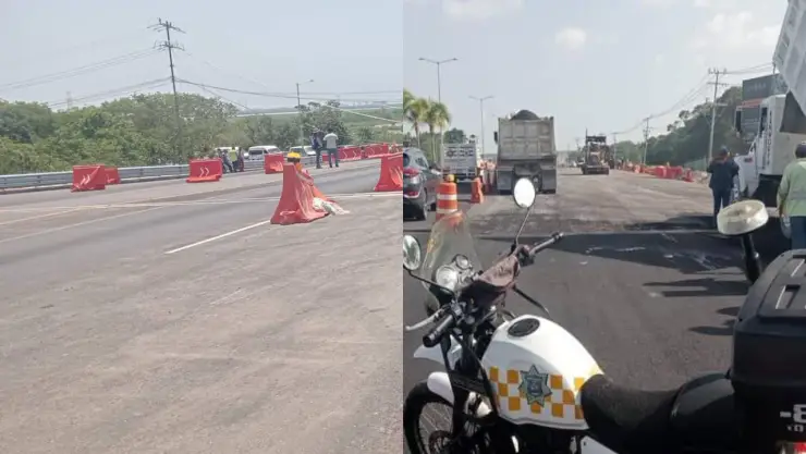 Anuncian la REHABILITACIÓN del carril lateral del Boulevard Colosio en Cancún