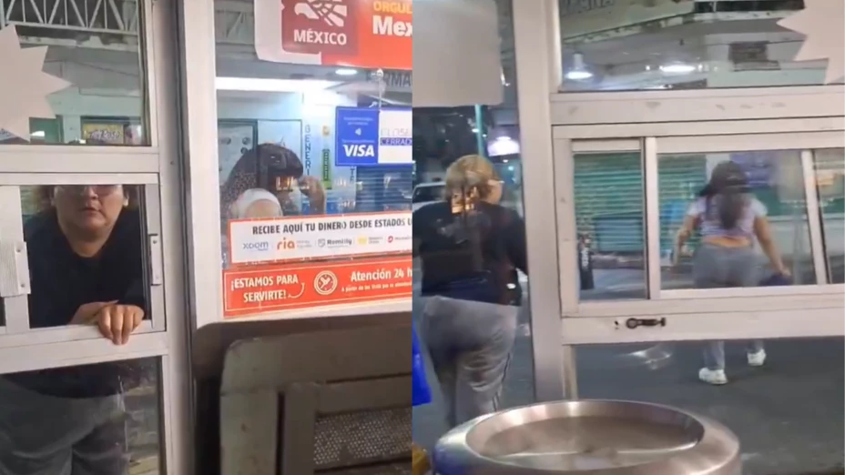 Agresion a empleados de Oxxo