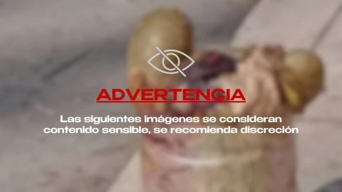 ¡IMÁGENES FUERTES! Encuentran vísceras en plena vía pública; ¿se trata de un acto de brujería?