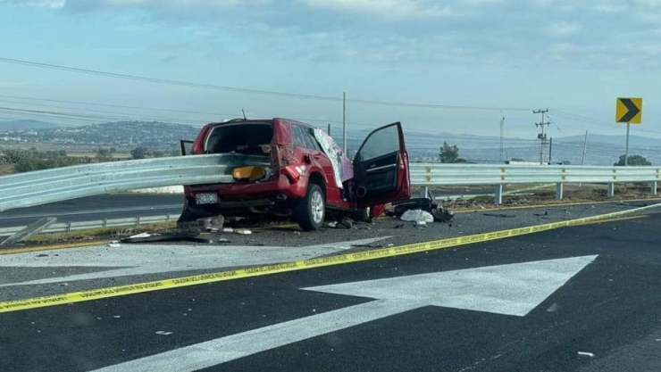 accidente autopista México Pachuca pareja muerta