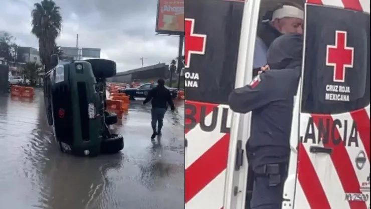 Accidente en Avenida Internacional Tijuana