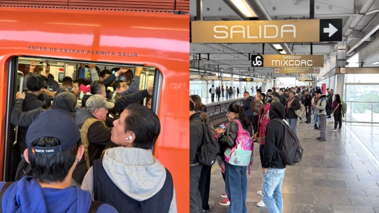 foto de vagón del Metro y andén de la Línea 12.