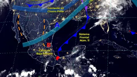 Clima 27 de noviembre: Posibilidad de lluvias fuertes en Quintana Roo
