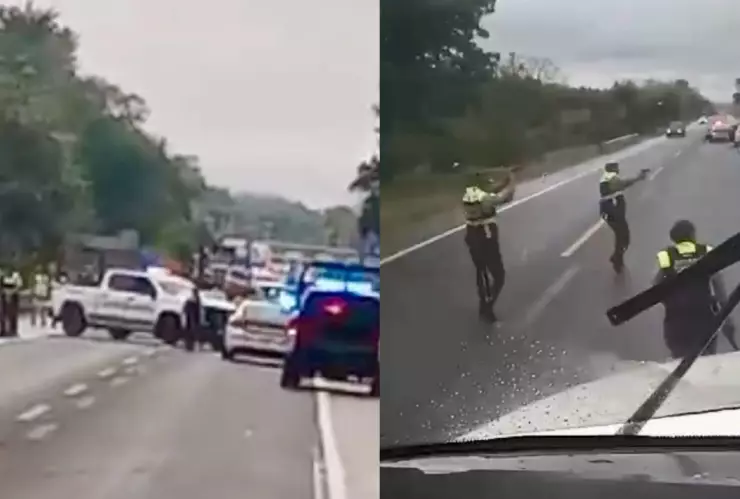 Balacera México-Tuxpan guardia nacional hombres armados automovilistas