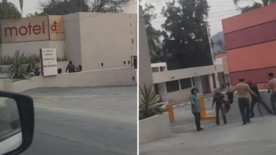 pareja se peleó afuera de motel.png