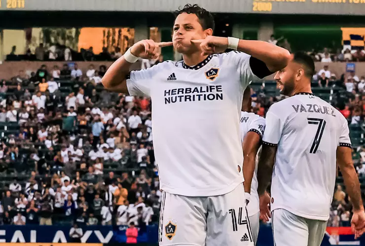Chicharito, gol, LA Galaxy, panenka, video penal