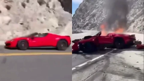 Accidente vince zampella