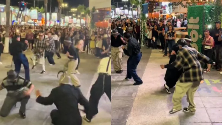 ¡Sacando los prohibidos! Así bailan los “cholos” en la Feria de San Marcos 2024