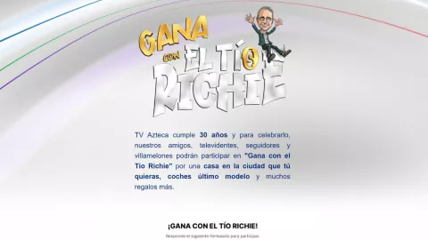 ¡Festeja los 30 años de TV Azteca con Ricardo B. Salinas Pliego!