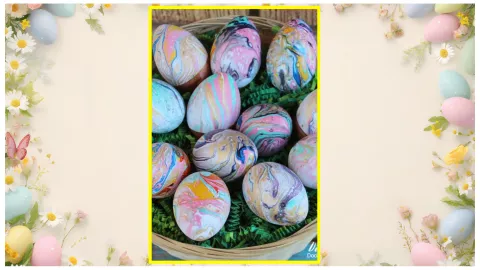 huevos de pascua ideas marmol