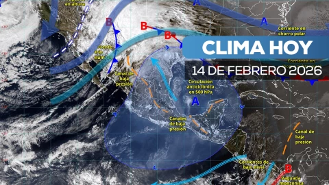 Clima en México el 14 de febrero de 2026 tendrá altas temperaturas.