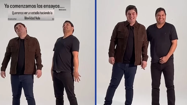 Julión Álvarez y Alfredo Olivas