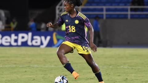 Linda Caicedo con Selección Femenina de Colombia