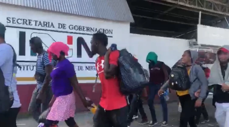 INM migrantes caravana