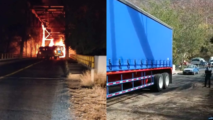 Reportan bloqueos con autos incendiados en Jalisco