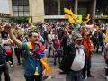 Manifestaciones en Colombia terminan en disturbios.