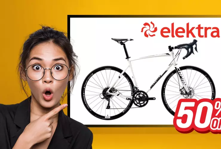 Elektra rebaja a mitad de precio bicicleta de ruta