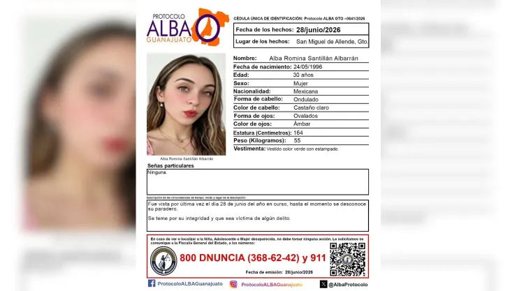 ¡Desconocen su paradero! Buscan a Alba Romina Santillán Albarrán, desaparecida en Guanajuato.jpg