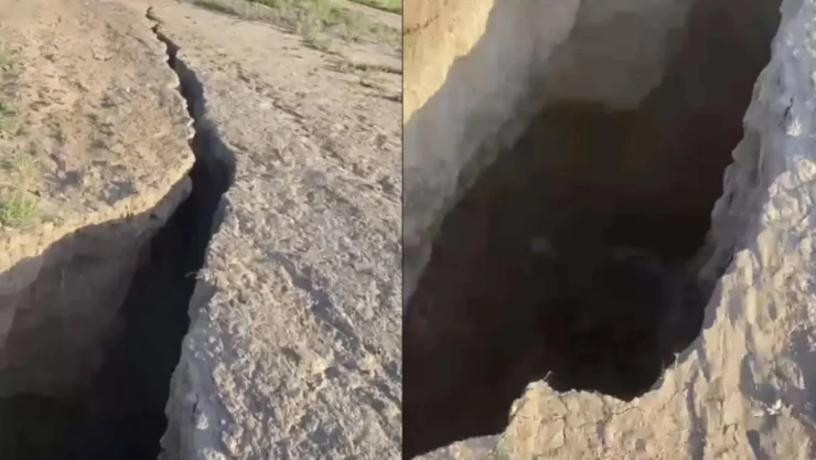 Grieta aparece en Coahuila temor por megaterremoto en México