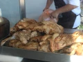 Ricos y deliciosos platillos tuvimos en el centro de acopio