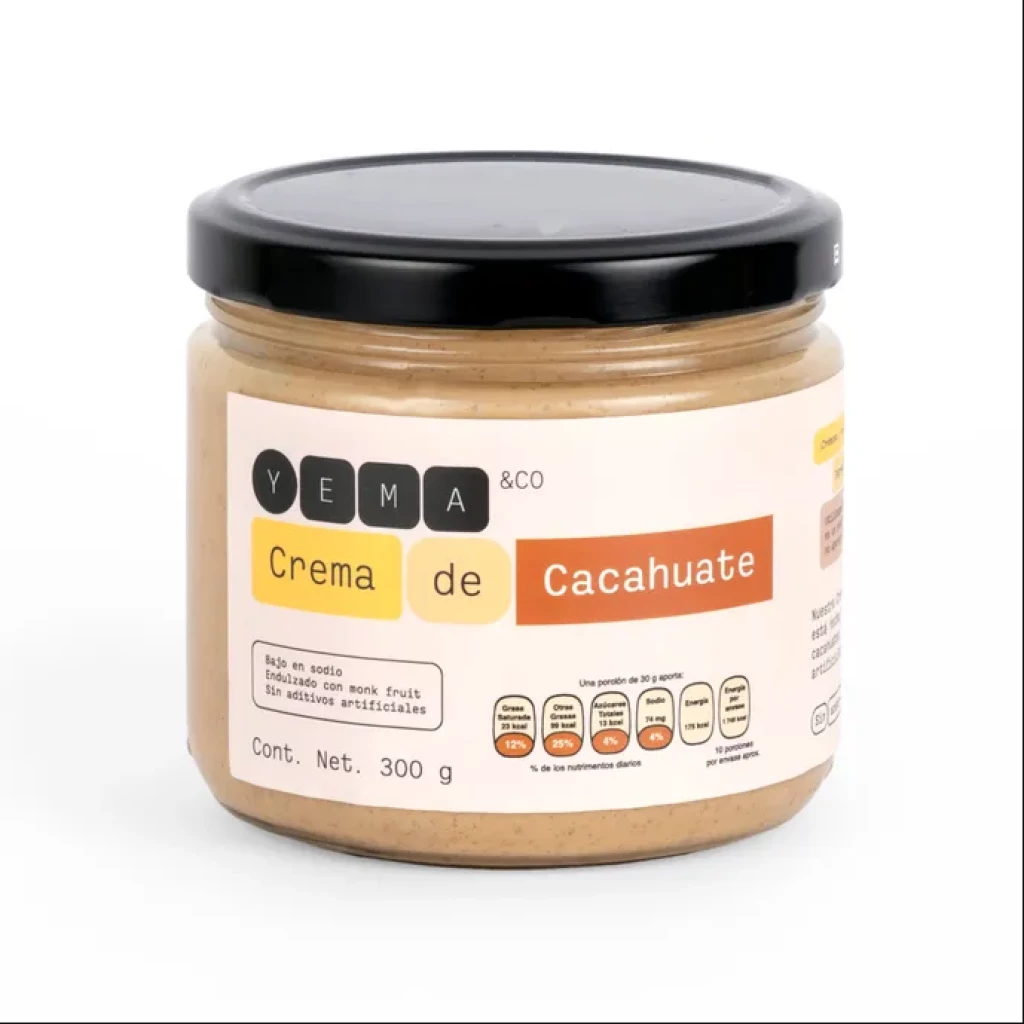 Crema de cacahuate