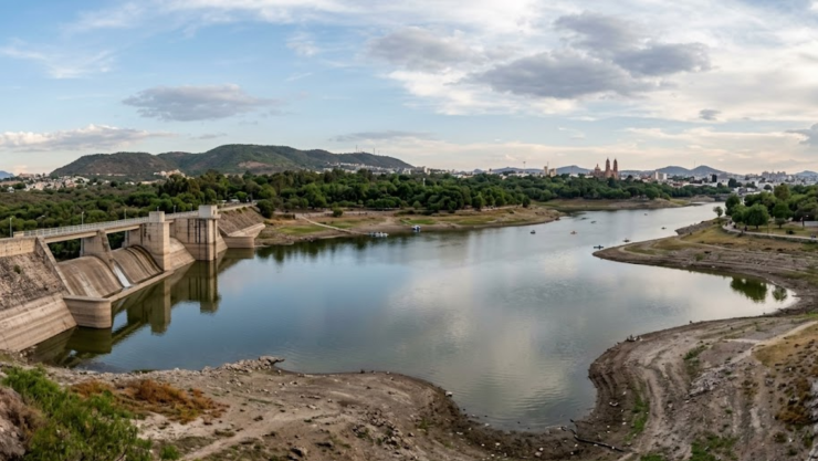 Presa del Palote en León llega a la mitad de su capacidad tras lluvias en Guanajuato