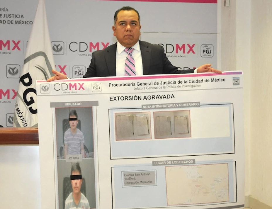 Proceso extorsionador